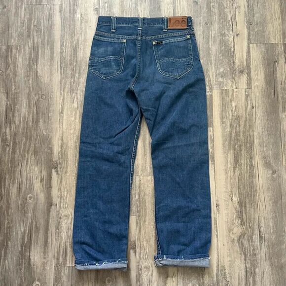 Vintage 50s 60s Lee Riders Sanforized Selvedge Denim Jeans Size 32X30 - Picture 1 of 7